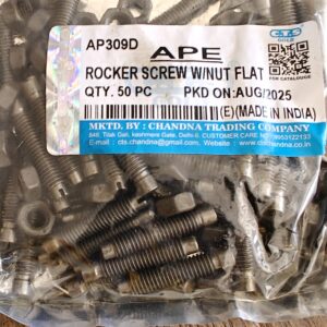 Tappet Rocker Screw Flat with nut APE Piaggio Diesel