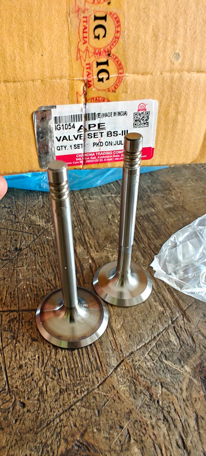 Valve set (double line) IG