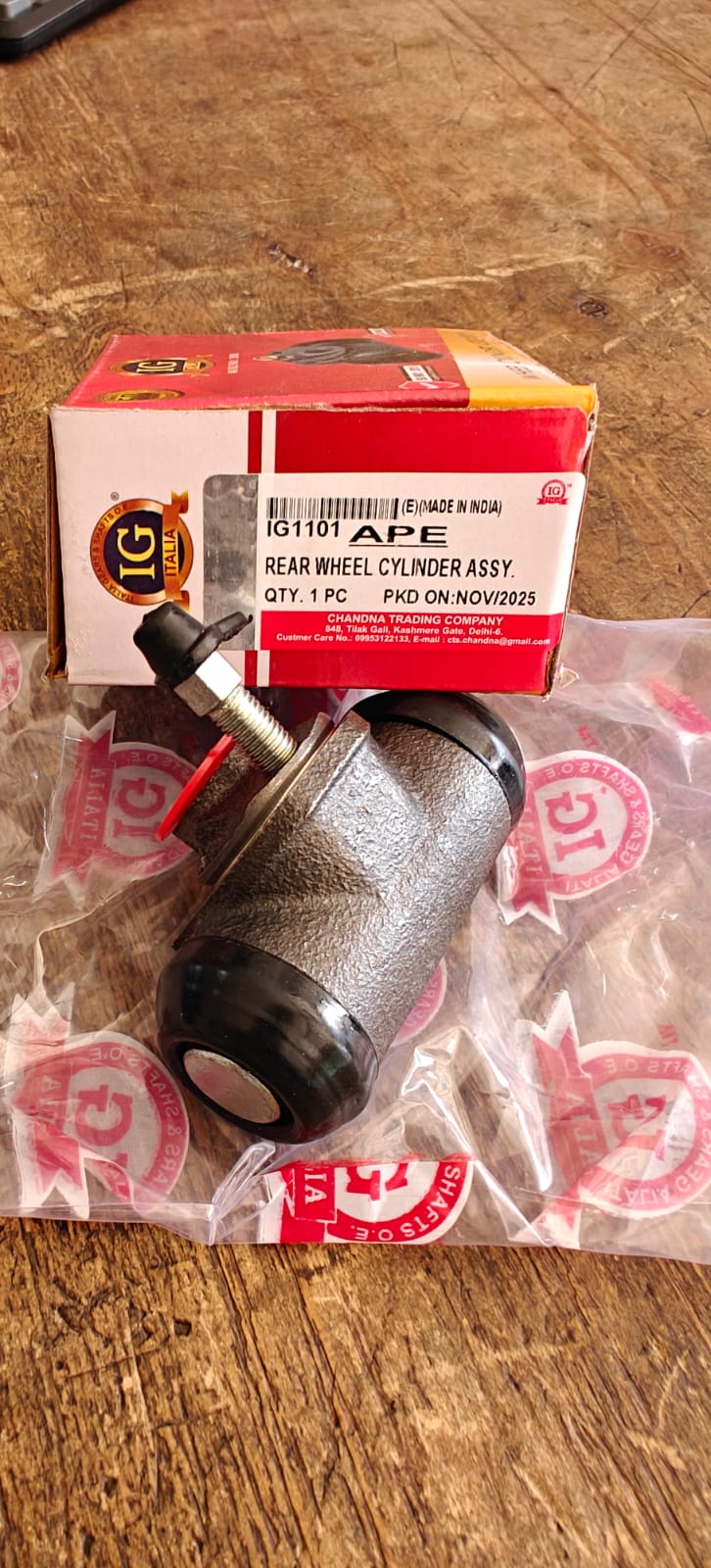 Piaggio Ape Rear Wheel Cylinder Assembly